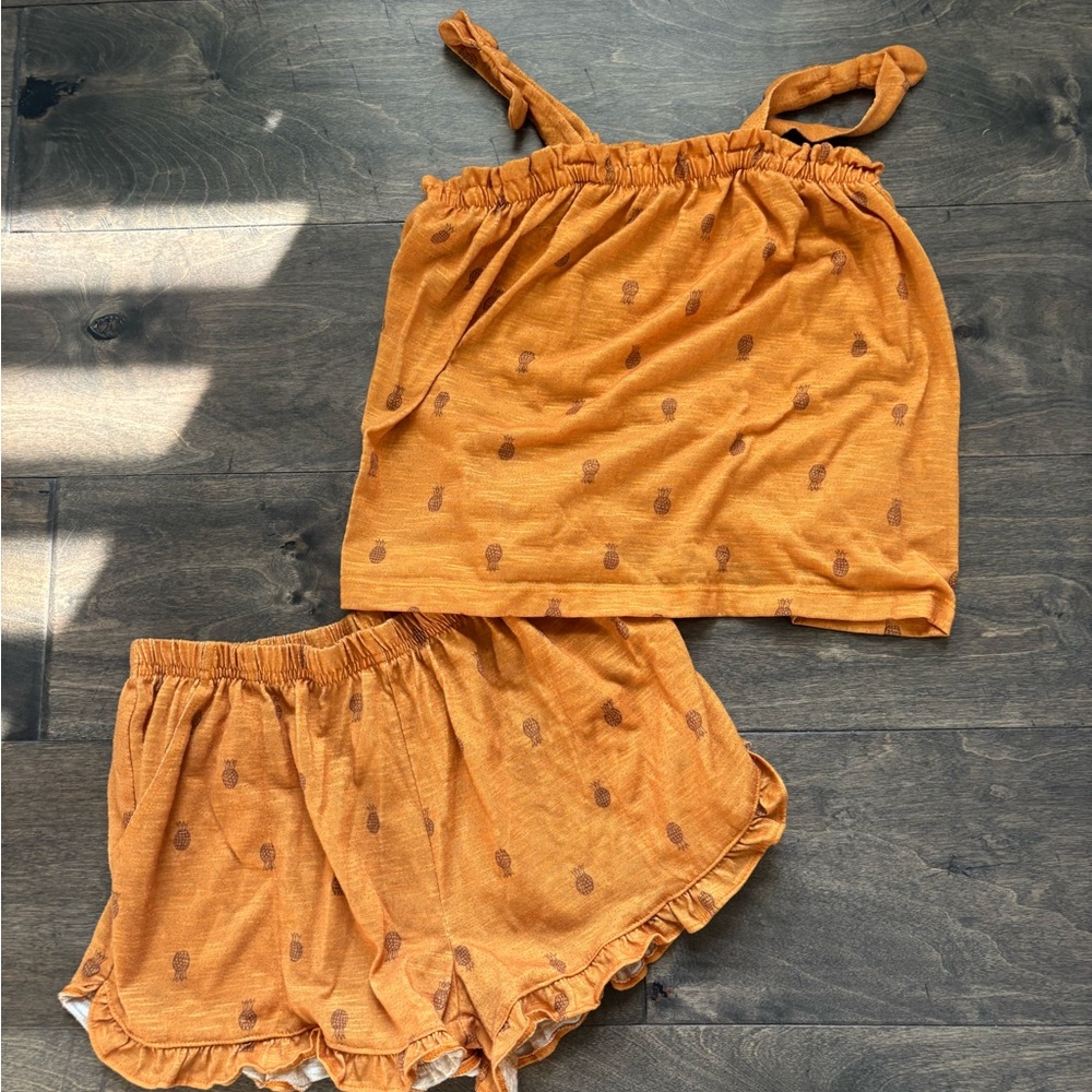 Carter's Orange pj set